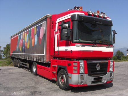 Transport Chauffeurdienst Lastwagen